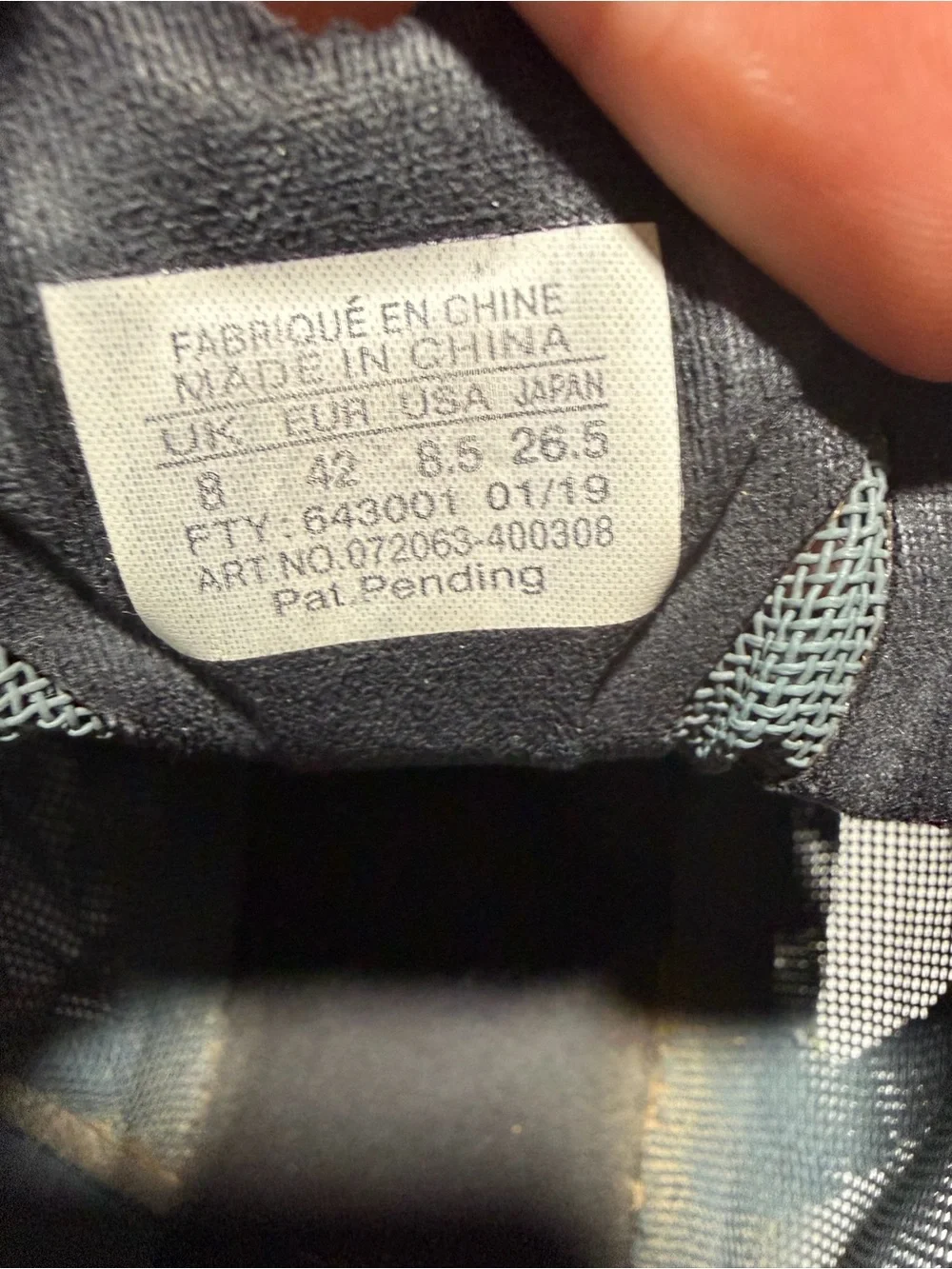 Arc'teryx Norvan SL amphibious shoe.